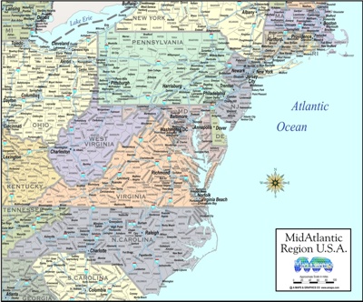 Download USA REGIONS-MULTI STATE MARKET AREA maps to print